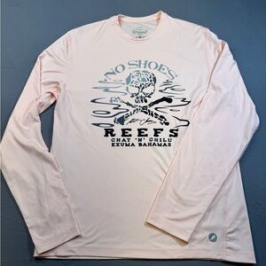 League Light Pink Women's Long Sleeve Swim Tee